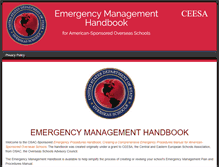 Tablet Screenshot of em-handbook.org